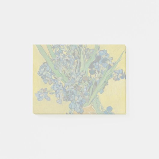 Post-it® Vase Van Gogh avec Iris Classic Impressionnisme (Devant)