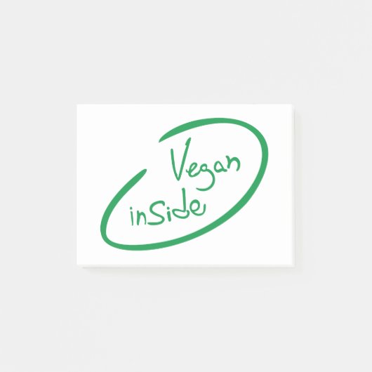 Post-it® Vegan à l'intérieur (Devant)