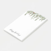 Post-it® Végétation d'hiver Pine Cône vacances Notes (Incliné)