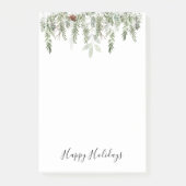 Post-it® Végétation d'hiver Pine Cône vacances Notes (Devant)