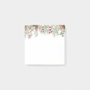 Post-it® Végétation d'hiver Pine Noël Vacances Post-it Non