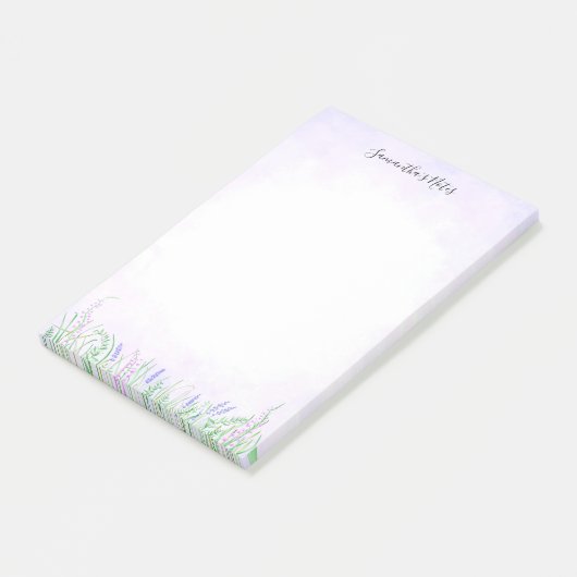 Post-it® Végétation en laiton rustique Vibes de printemps F (Incliné)