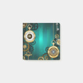 Post-it® Veille bijoux Steampunk sur un Arrière - plan vert (Devant)