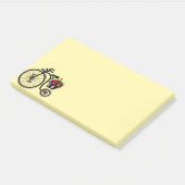 Post-it® Vélo Fleurs Vintages romantiques - (Incliné)