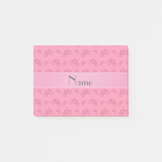 Post-it® Vélo rose nom personnalisé (Devant)