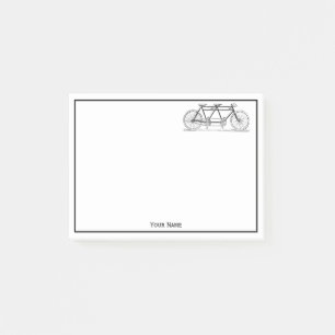 Post-it® Vélo vintage Conçu Pour Deux / Vélo Tandem
