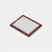 Post-it® Velvety Damask | Baroque Crimson Red Grunge (Incliné)