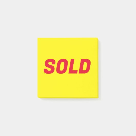 POST-IT® VENDU (Devant)