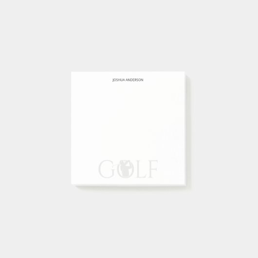 Post-it® Ventilateur de golf simple (Devant)