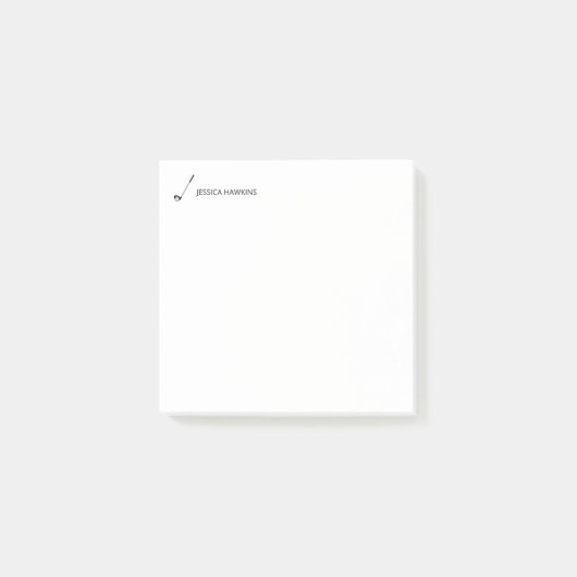 Post-it® Ventilateur de golf simple papeterie personnelle G (Devant)