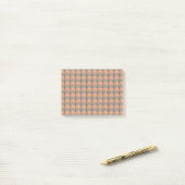 Post-it® Ventilateurs turquoises et orange (Sur un bureau)
