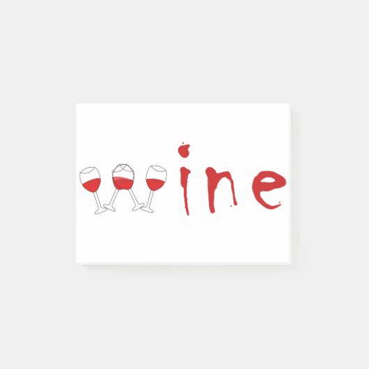 Post-it® Ver à vin (Devant)