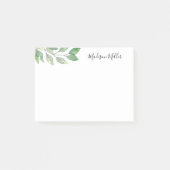 Post-it® Verdure aquarelle personnalisée (Devant)