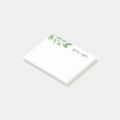 Post-it® Verdure aquarelle personnalisée (Incliné)