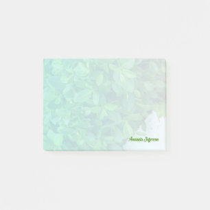 Post-it® Verdure bouchée avec texte personnalisé