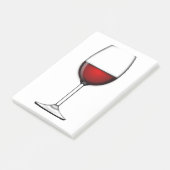 POST-IT® VERRE DE VIN ROUGE (Incliné)