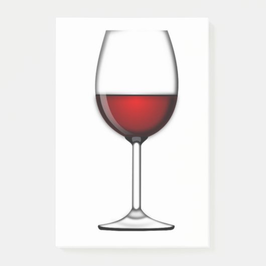 POST-IT® VERRE DE VIN ROUGE (Devant)