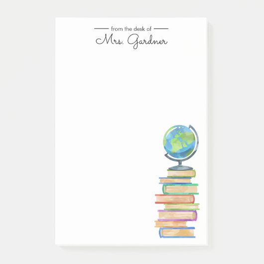 Post-it® Vers de livre de classe mondiale | Enseignant de j (Devant)