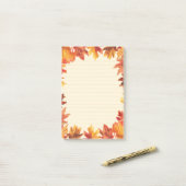 Post-it® Vers L'Avant : Feuilles D'Automne (Sur un bureau)