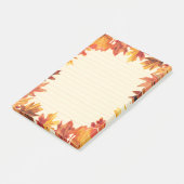 Post-it® Vers L'Avant : Feuilles D'Automne (Incliné)