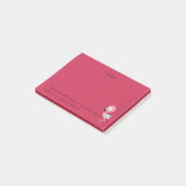 Post-it® Verset de la Bible Flamant rose rose (Incliné)