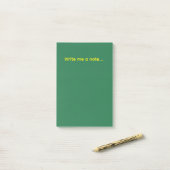Post-it® Vert (Sur un bureau)