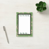 Post-it® Vert Avec Pêche (Bureau)