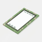 Post-it® Vert Avec Pêche (Incliné)