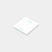 Post-it® Vert bleu et turquoise Reiki de *~* iridescent (Incliné)