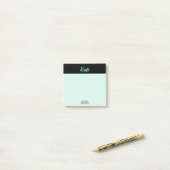 Post-it® *~* vert-bleu et turquoise Reiki iridescent (Sur un bureau)