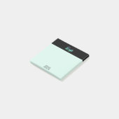 Post-it® *~* vert-bleu et turquoise Reiki iridescent (Incliné)