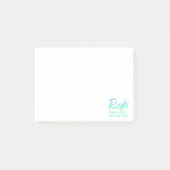 Post-it® Vert-bleu iridescent et turquoise de Reiki de *~* (Devant)