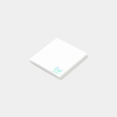 Post-it® Vert bleu iridescent et turquoise Reiki de *~* (Incliné)