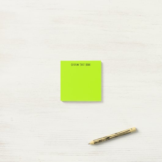 Post-it® Vert citron (Sur un bureau)
