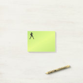 Post-it® Vert danse moderne (Sur un bureau)