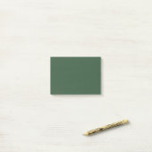Post-it® Vert émeraude foncé uni (Sur un bureau)