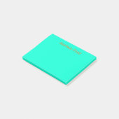 Post-it® Vert fait sur commande/bleu (Incliné)