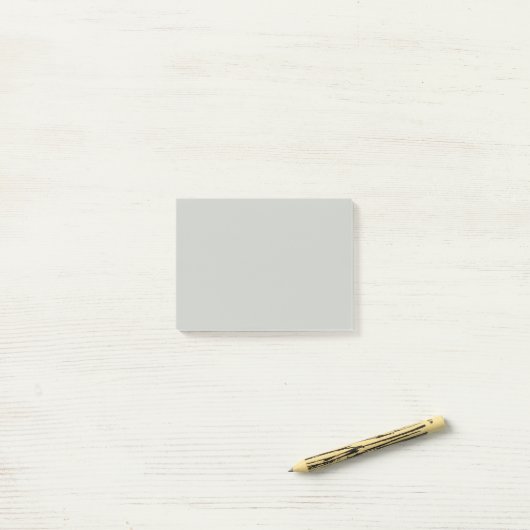 Post-it® Vert gris clair uni (Sur un bureau)