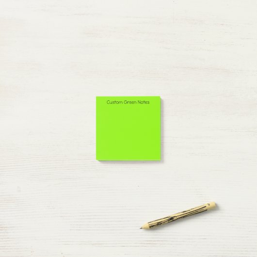 Post-it® Vert lumineux (Sur un bureau)