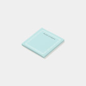 Post-it® Vert marin chic | Personnalisé (Incliné)