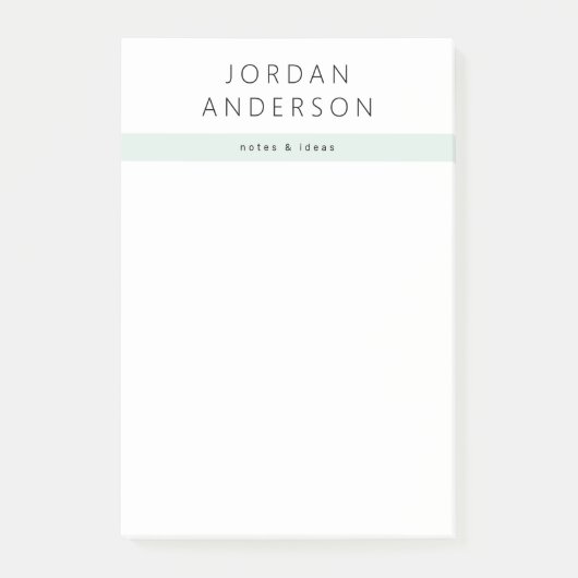 Post-it® Vert marin pâle et pâle (Devant)