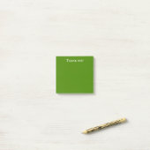Post-it® Vert naturel (Sur un bureau)