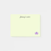Post-it® Vert octopus mou violet (Devant)