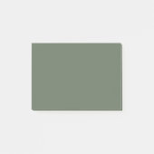 Post-it® Vert profond Lichen Exclusif une couleur (Devant)