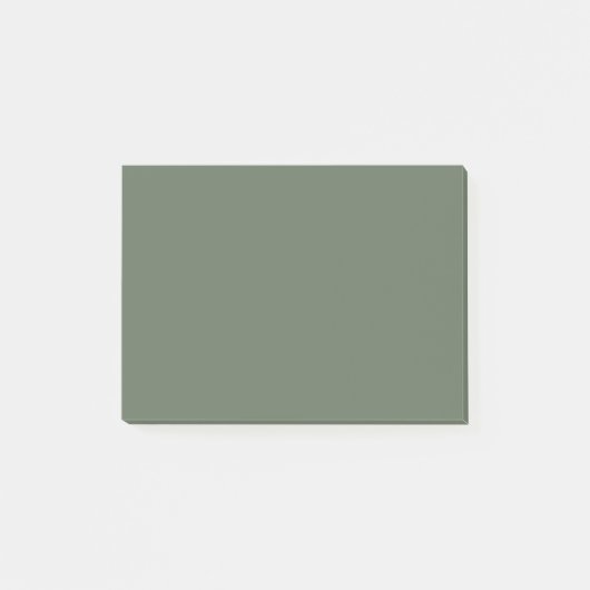 Post-it® Vert profond Lichen Exclusif une couleur (Devant)