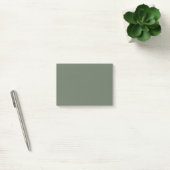 Post-it® Vert profond Lichen Exclusif une couleur (Bureau)
