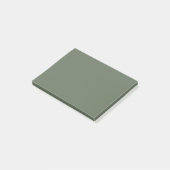 Post-it® Vert profond Lichen Exclusif une couleur (Incliné)
