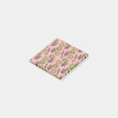 Post-it® Vert rose rétro Y2K Funky Hippie Flower Motif (Incliné)