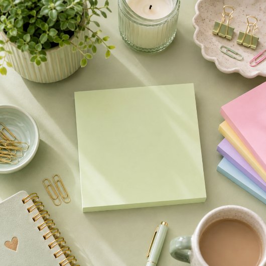 Post-it® Vert sauge doux uni