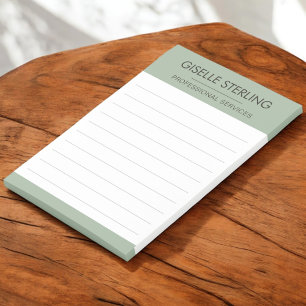 Post-it® Vert sauge Minimaliste Professionnel Entreprise Mo
